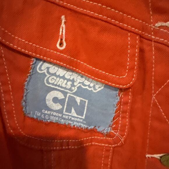 VERY SPECIAL polo ralph lauren red jacket Ft. Power puff Girls OOAK Size medium - Picture 3 of 10